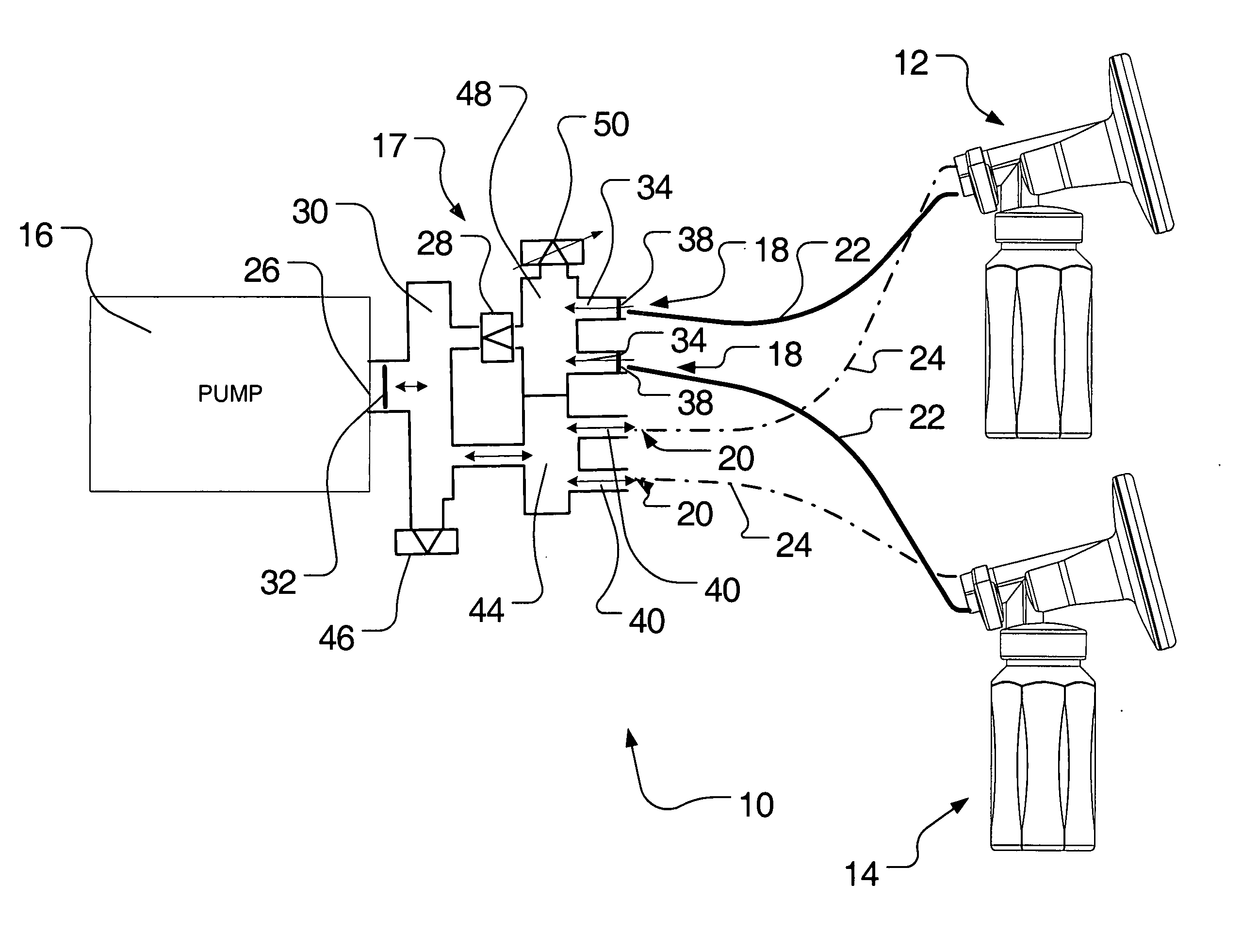 Express kits and cup liners for human milking apparatus