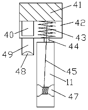 Flushing device for stainless steel dining utensils