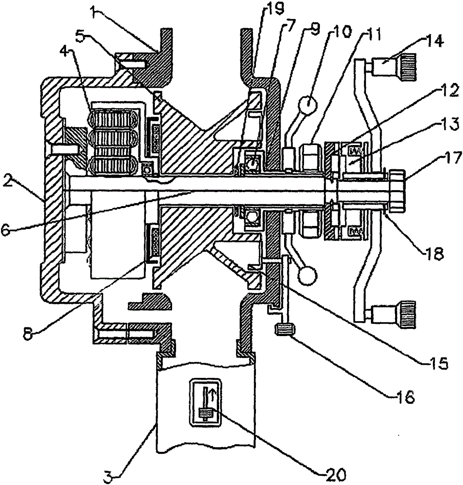 Large-torque electric fish wire wheel