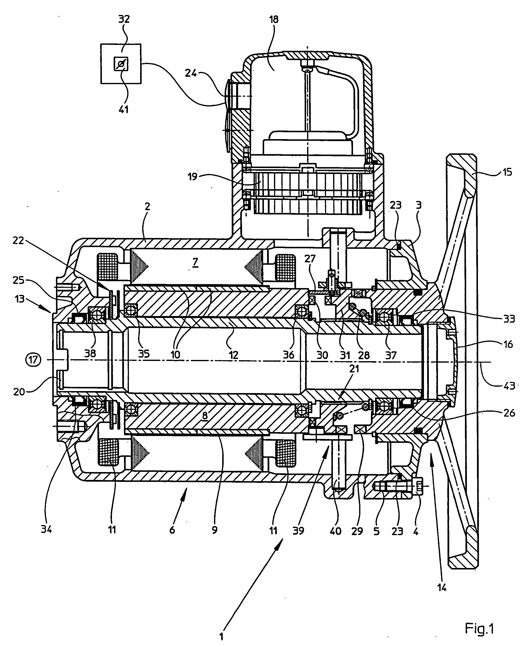 Actuator for operating a valve in process automation