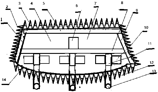 Butterfly-shaped jet-propelled aircraft capable of taking off and landing vertically