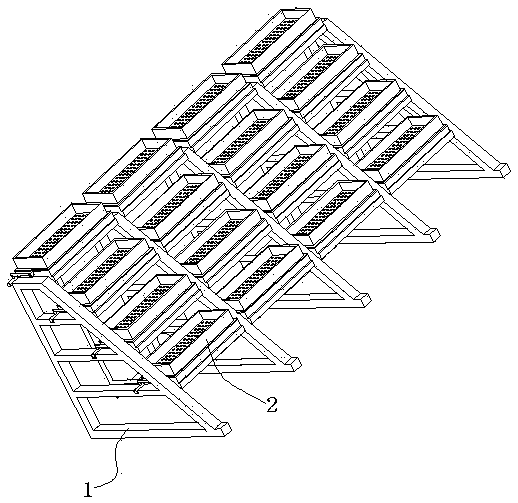 Water culture planting frame based on wheat culture