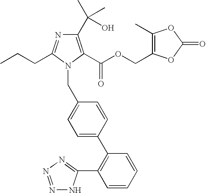 Olmesartan medoxomil with reduced levels of impurities