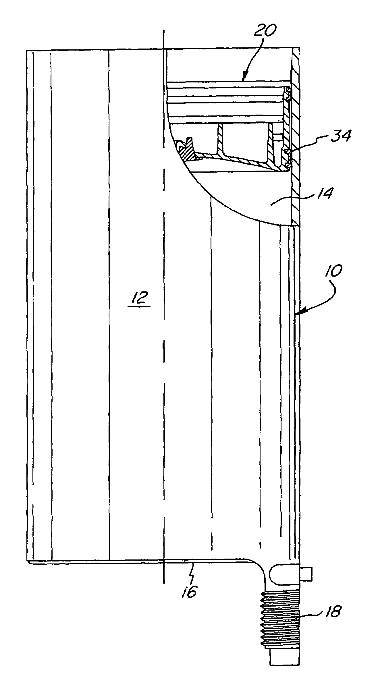 Venting seal for dispenser