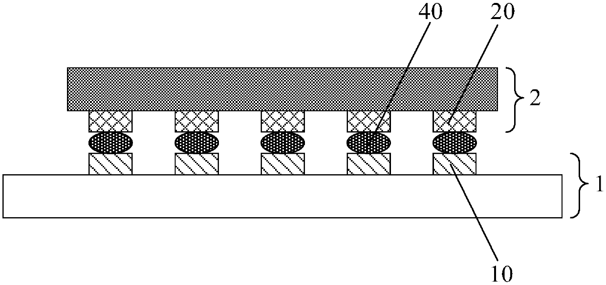 Chip packaging structure, chip packaging method, and display device