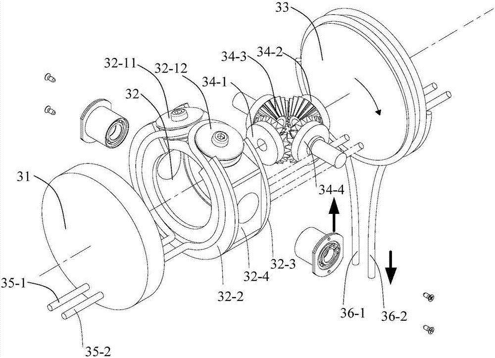 Reconfigurable rope-actuated series decoupled robotic arm joint and its working method