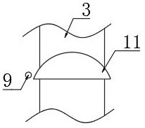 Airing device for agricultural product processing