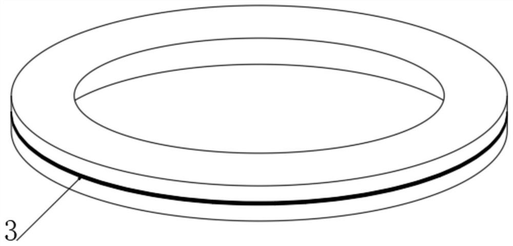 Preparation process of sealing ring with embedded rib ring