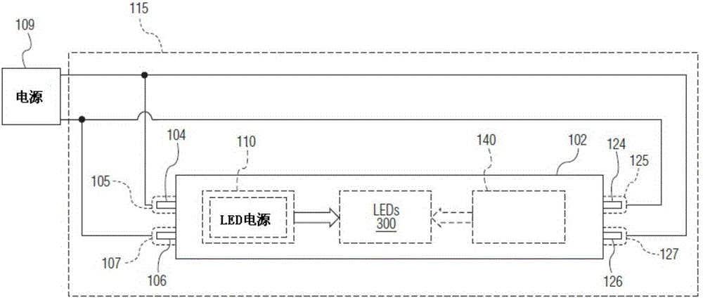 LED lamp with dual mode operation