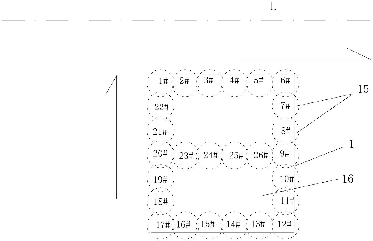 Construction method of hydraulic drill excavation of catenary post foundation pit