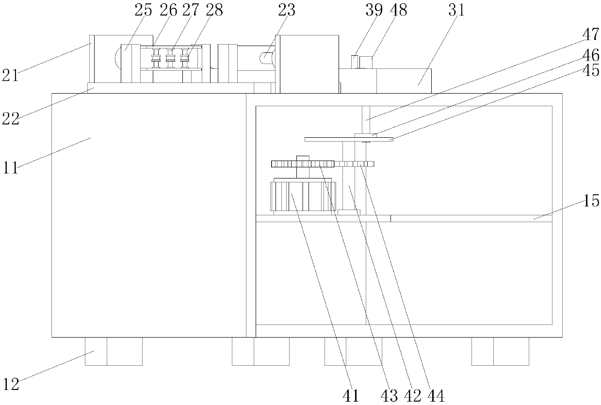 Novel minitype construction steel bar bending device