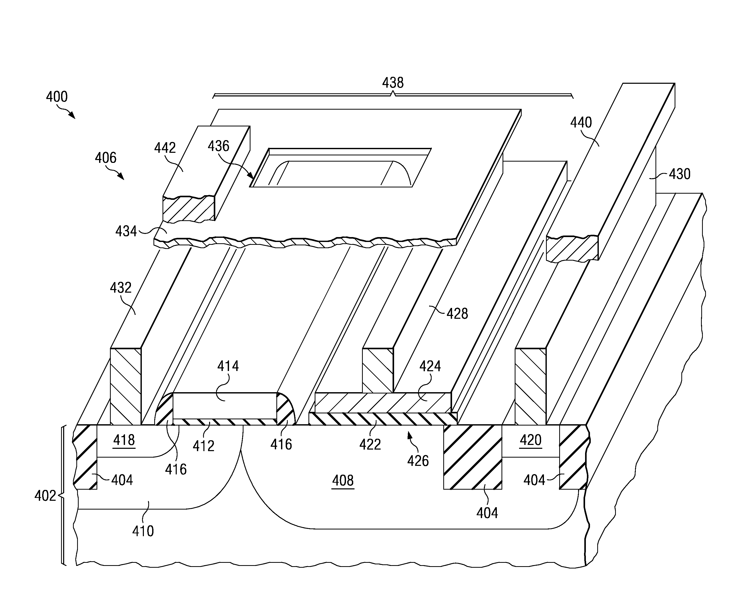 Monolithically integrated active snubber