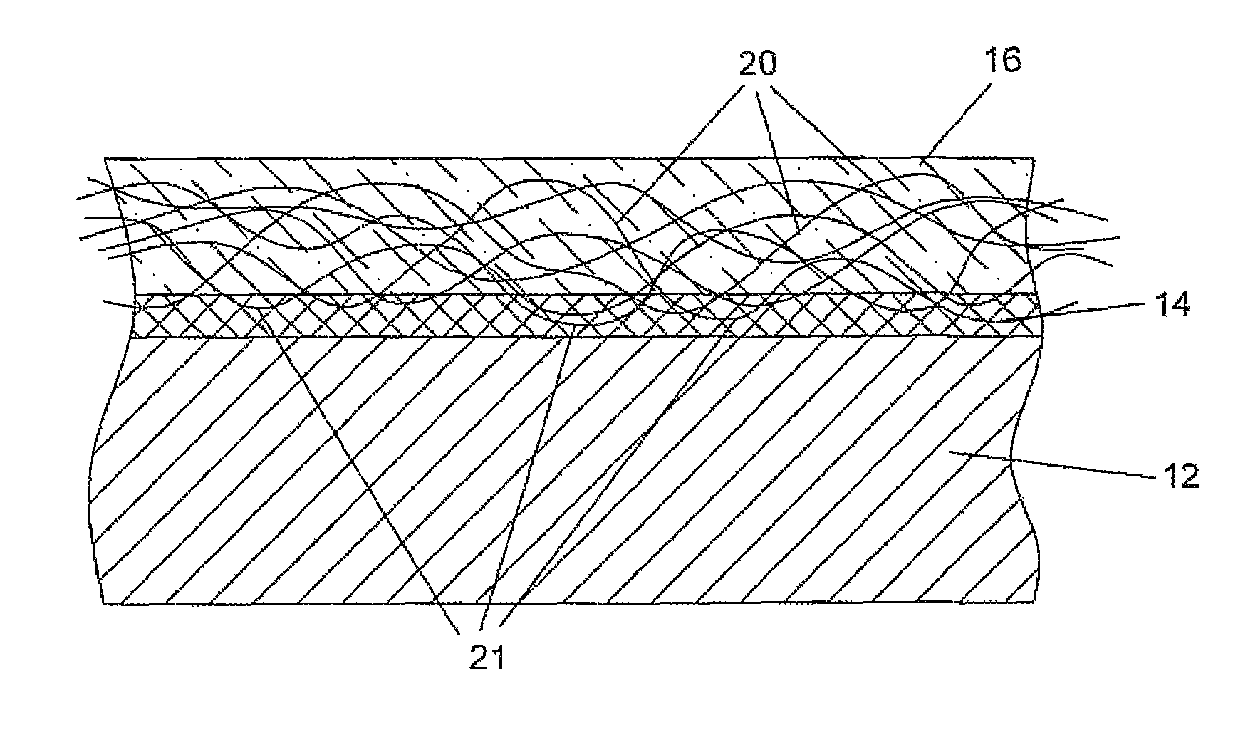 TBC with fibrous reinforcement