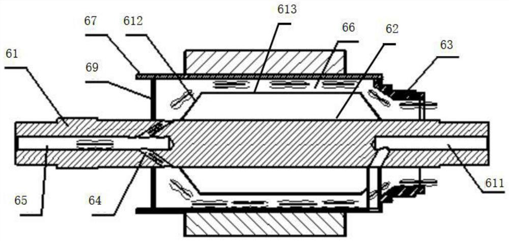 Permanent magnet electric roller with non-return device