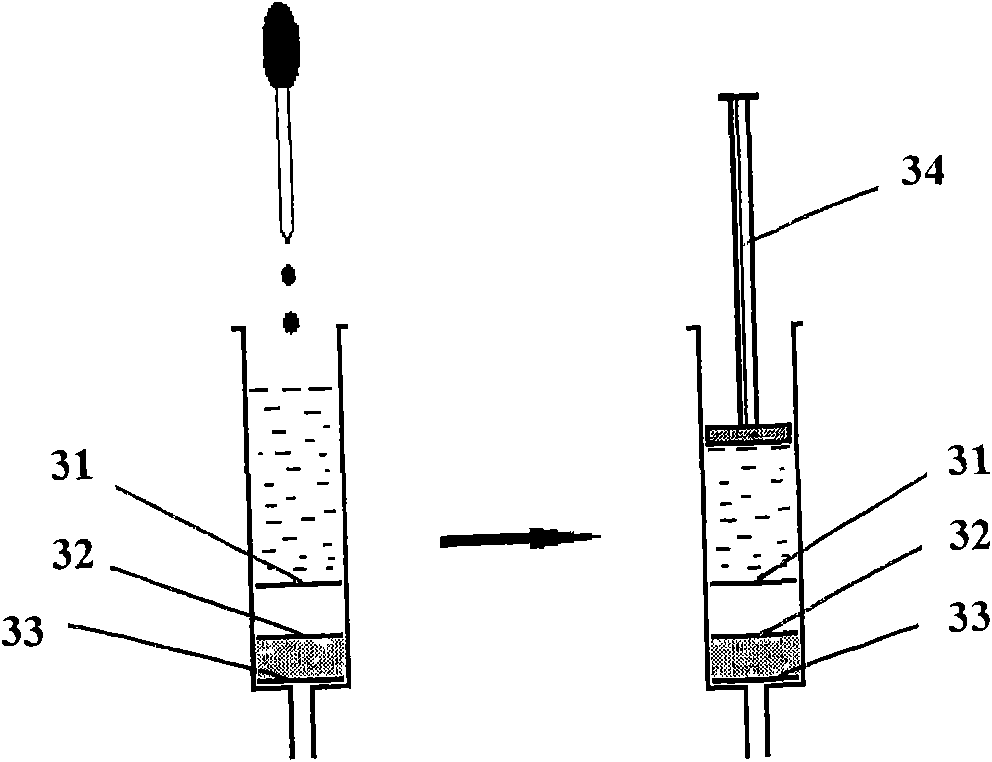 Water body, method for rapidly detecting residue of malachite green and colorless malachite green in aquatic product and detection box therewith