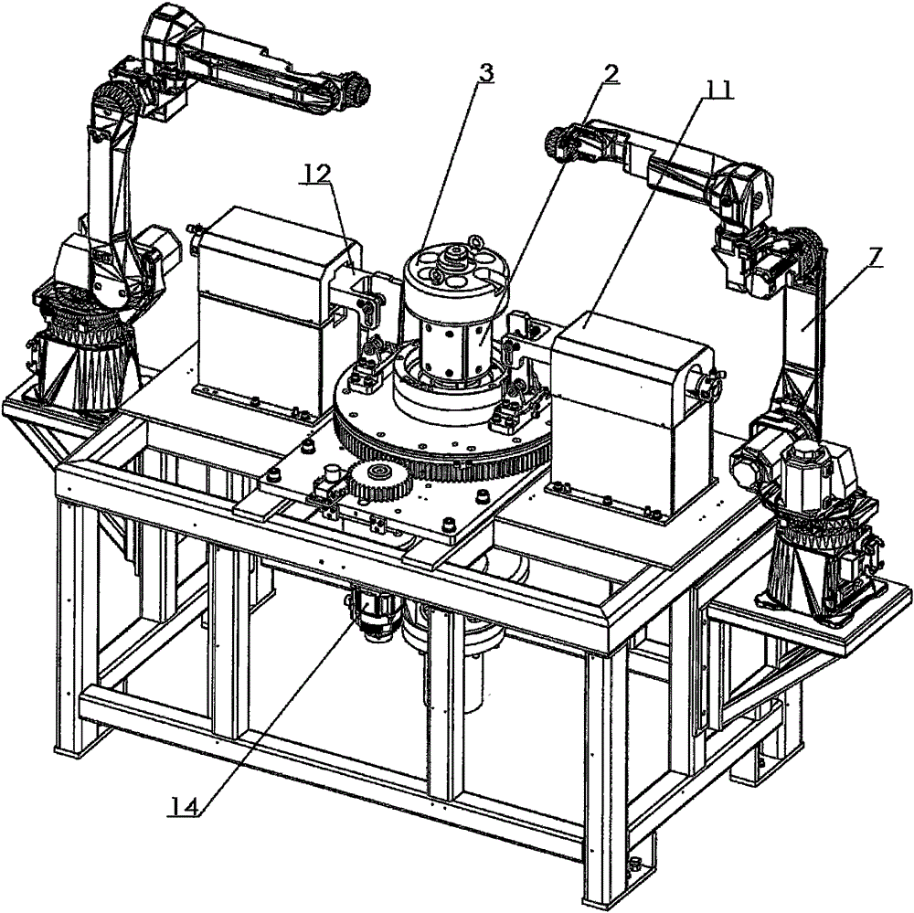 Automatic motor stator welding system