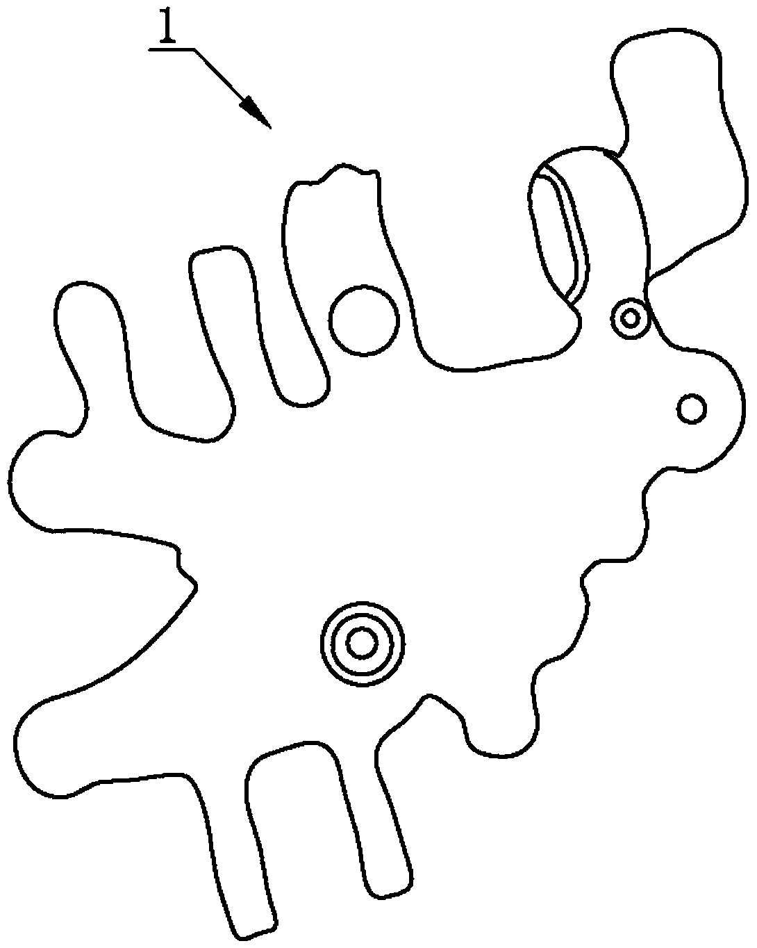 Irregular part detection and positioning method