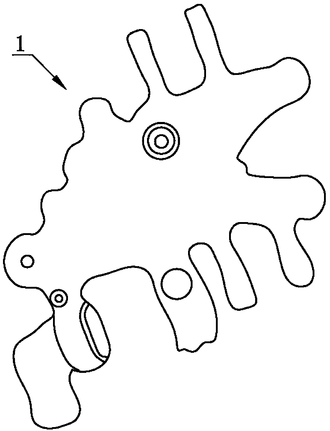 Irregular part detection and positioning method