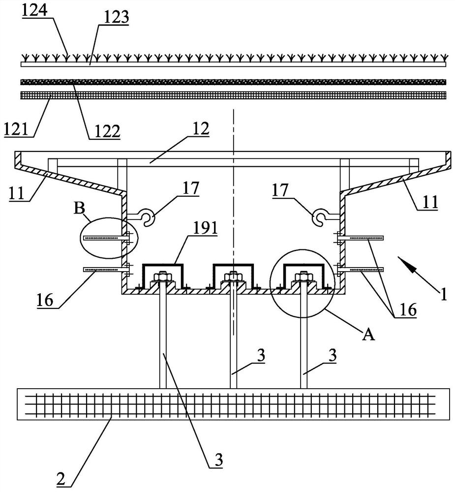 Soil moisture maintenance device for horticultural plants and its maintenance process