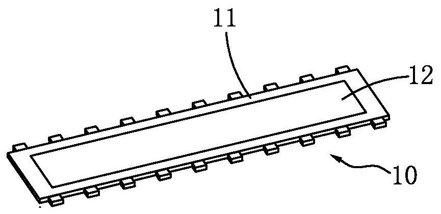 Mold structure for molding glass insert