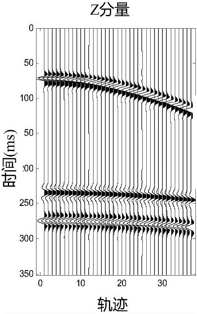 Multi-component earthquake data vector mean value filtering method