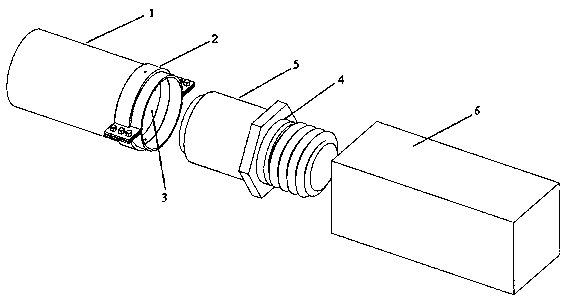 Device and method for testing shear strength and rigidity of concrete and FRP bonding interface