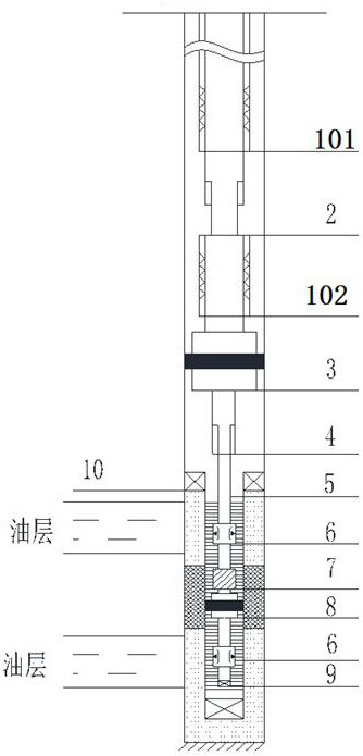 A layered steam injection pipe string and method under general sand control in straight inclined wells for thermal recovery