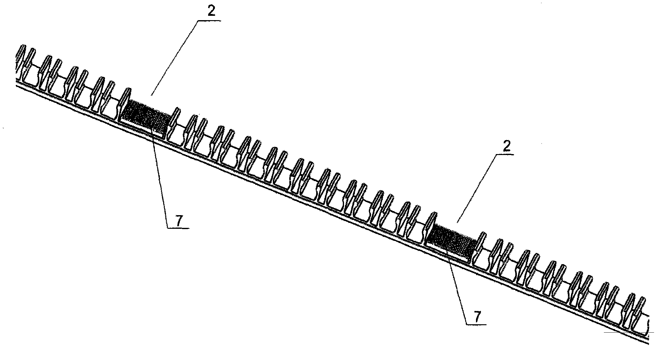 Blood bag small plait sample processing and storing belt, device and method