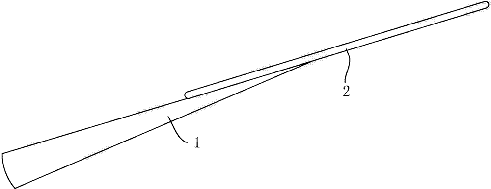 High-efficiency probe capable of breaking through diffraction limit and preparation method of high-efficiency probe