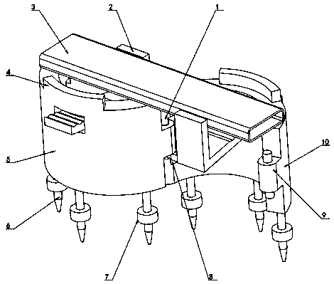 Automatic drip irrigator for garden greening