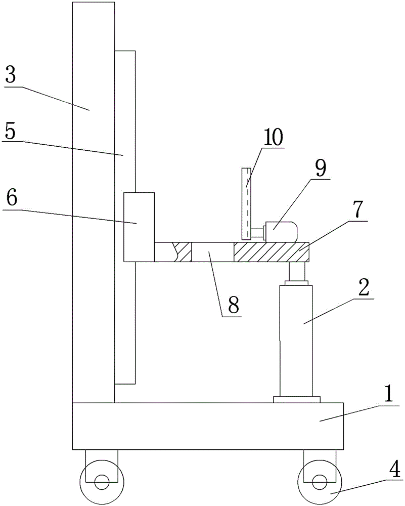 Hydraulic lifting machine for lifting steel cylinder