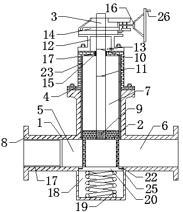 Flat gate valve