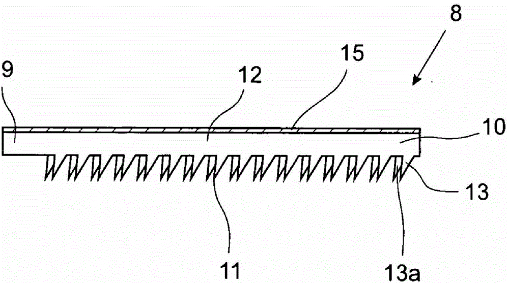 Fitting and flat bar for textile processing machine