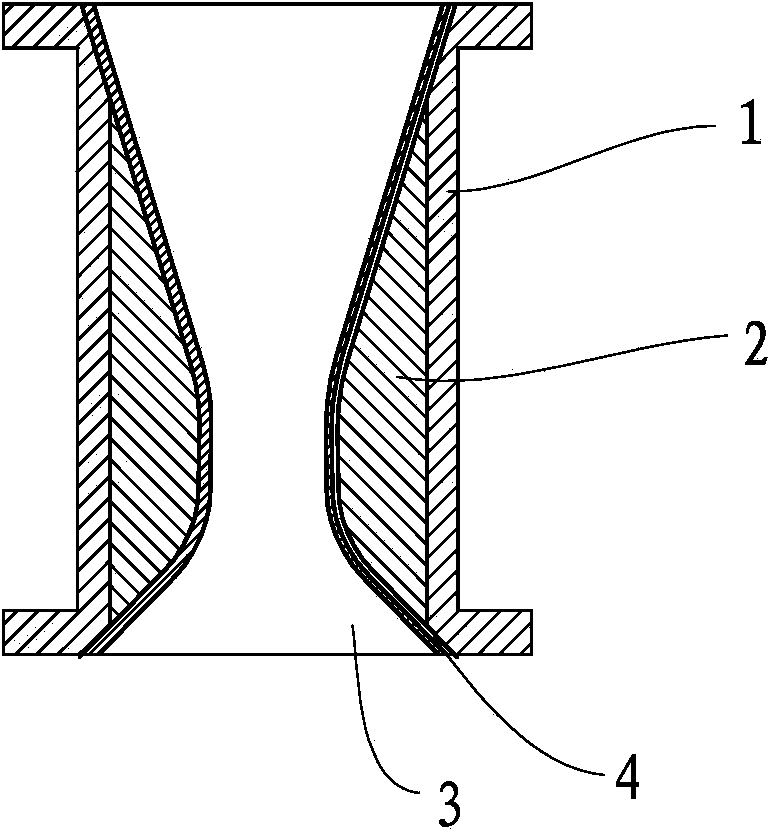 Discharge plasma diffusion welding manufacture method for Laval nozzles