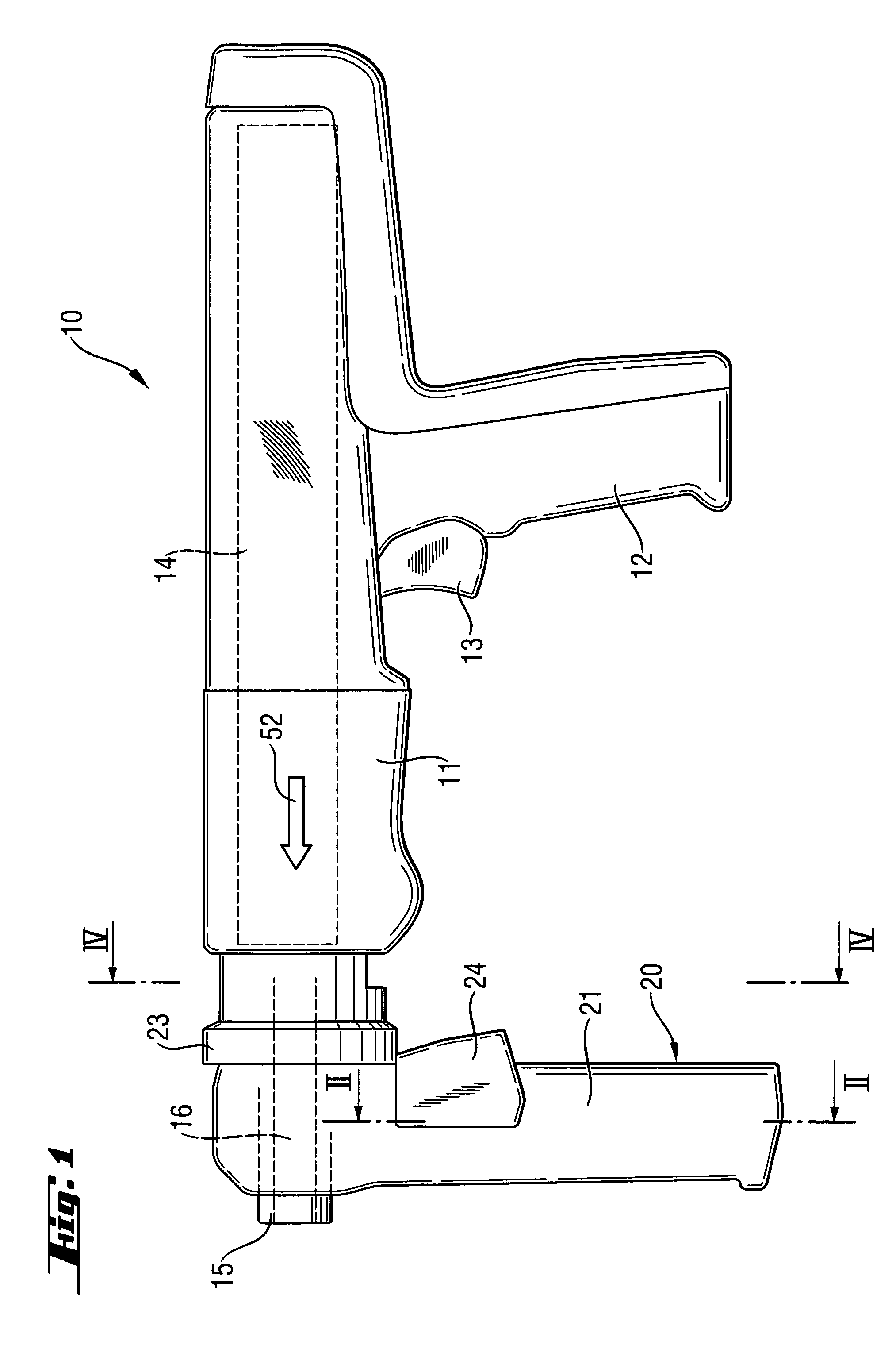 Magazine with fastening elements for a setting tool and a setting tool with the magazine with fastening elements