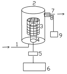 Method for decomposing high-concentration methane mixed gas by fast photocatalysis by using low pressure mercury lamp