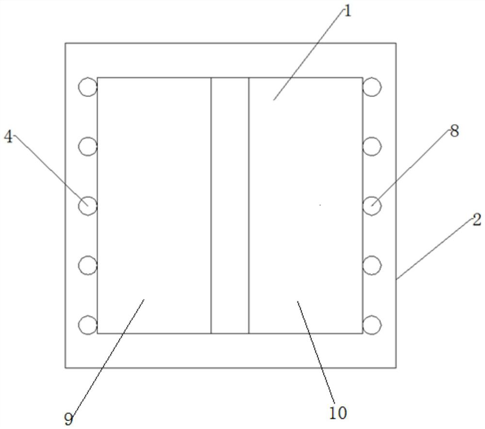 Oxygen-enriched direct-current combustor with adjustable combustion performance