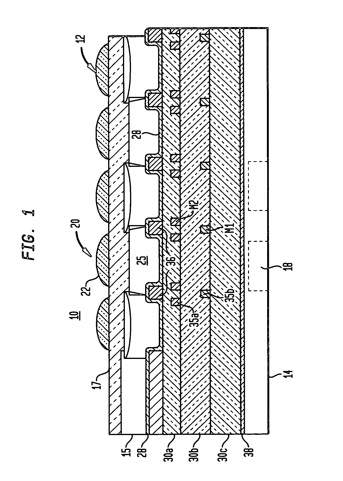 Damascene copper wiring image sensor