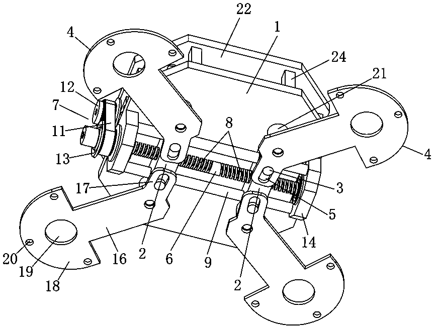 Simple movement mechanism with movement direction capable of changing and working method of simple movement mechanism