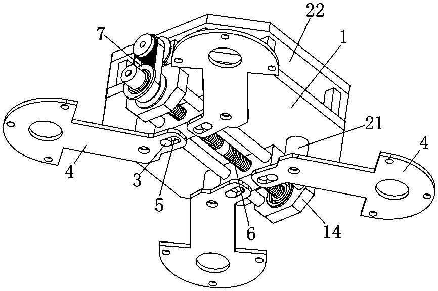 Simple movement mechanism with movement direction capable of changing and working method of simple movement mechanism