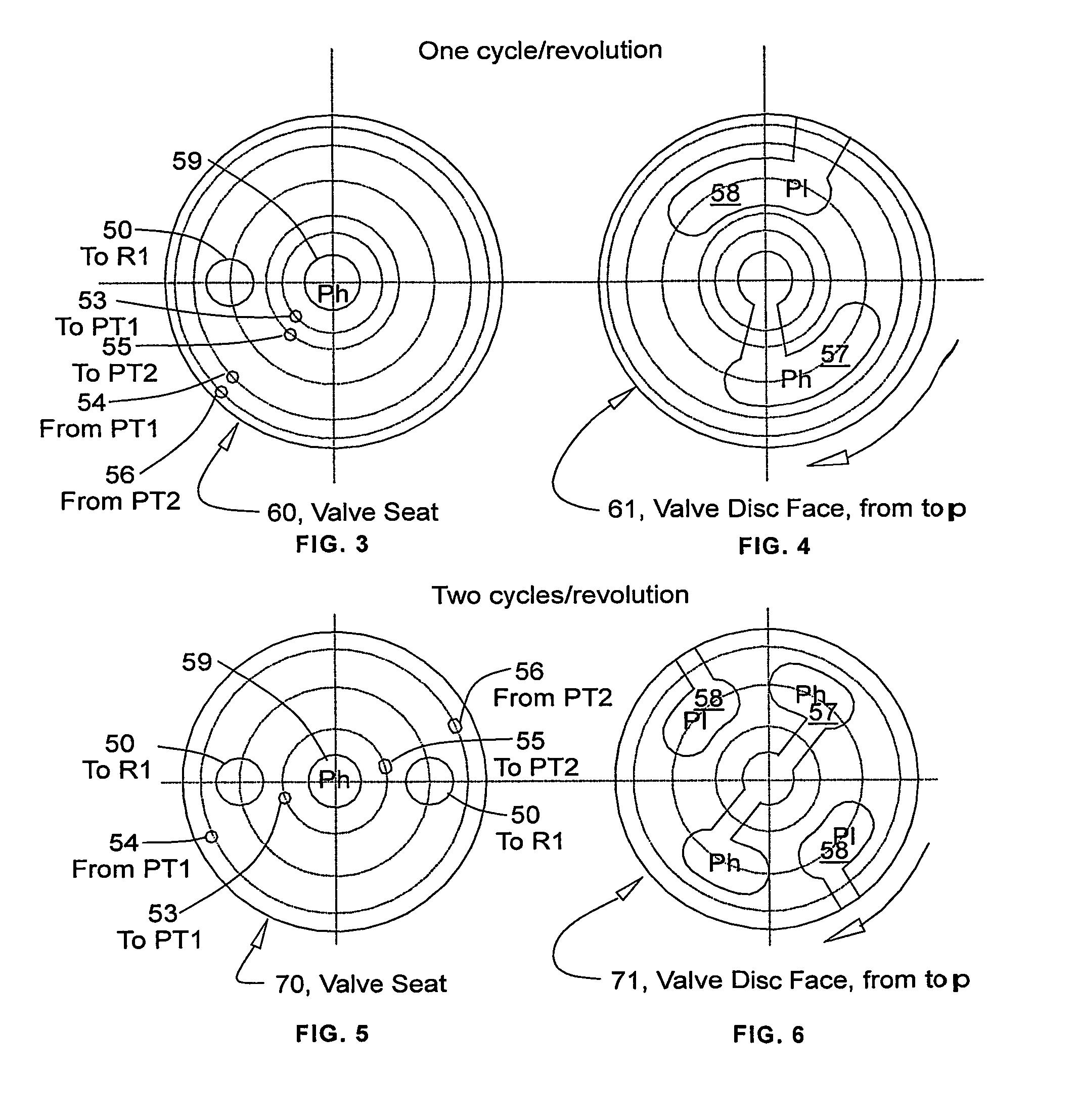 Three track valve for cryogenic refrigerator