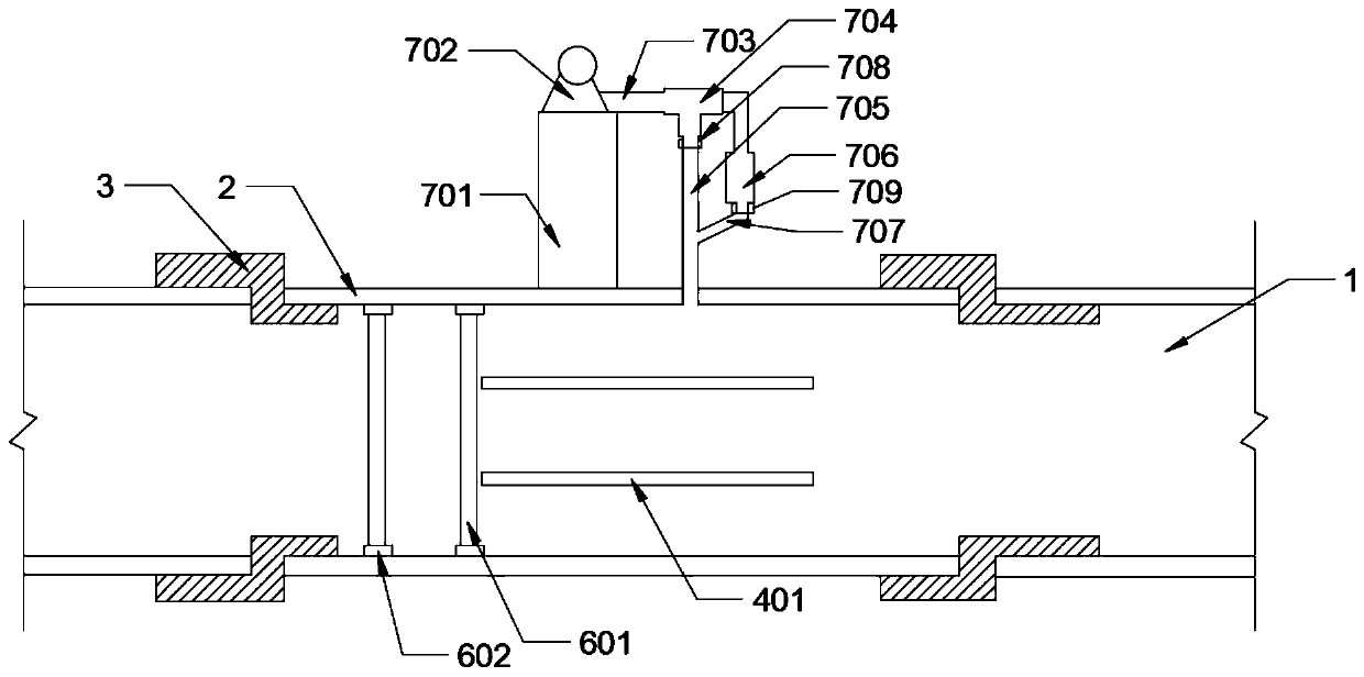 Detection device for analyzing crude oil quality by adopting near infrared spectroscopy