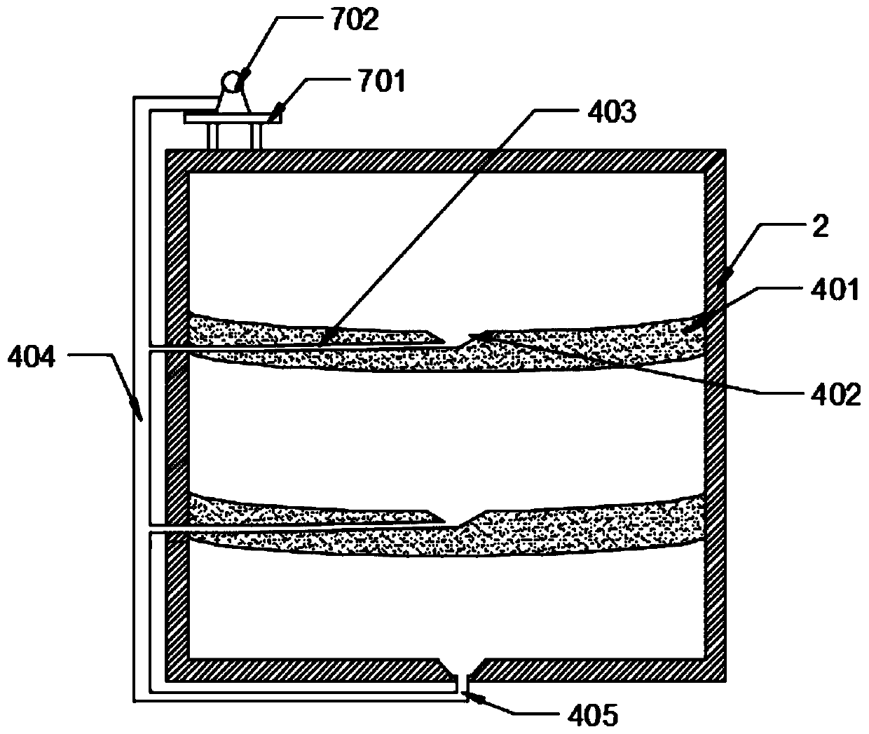 Detection device for analyzing crude oil quality by adopting near infrared spectroscopy