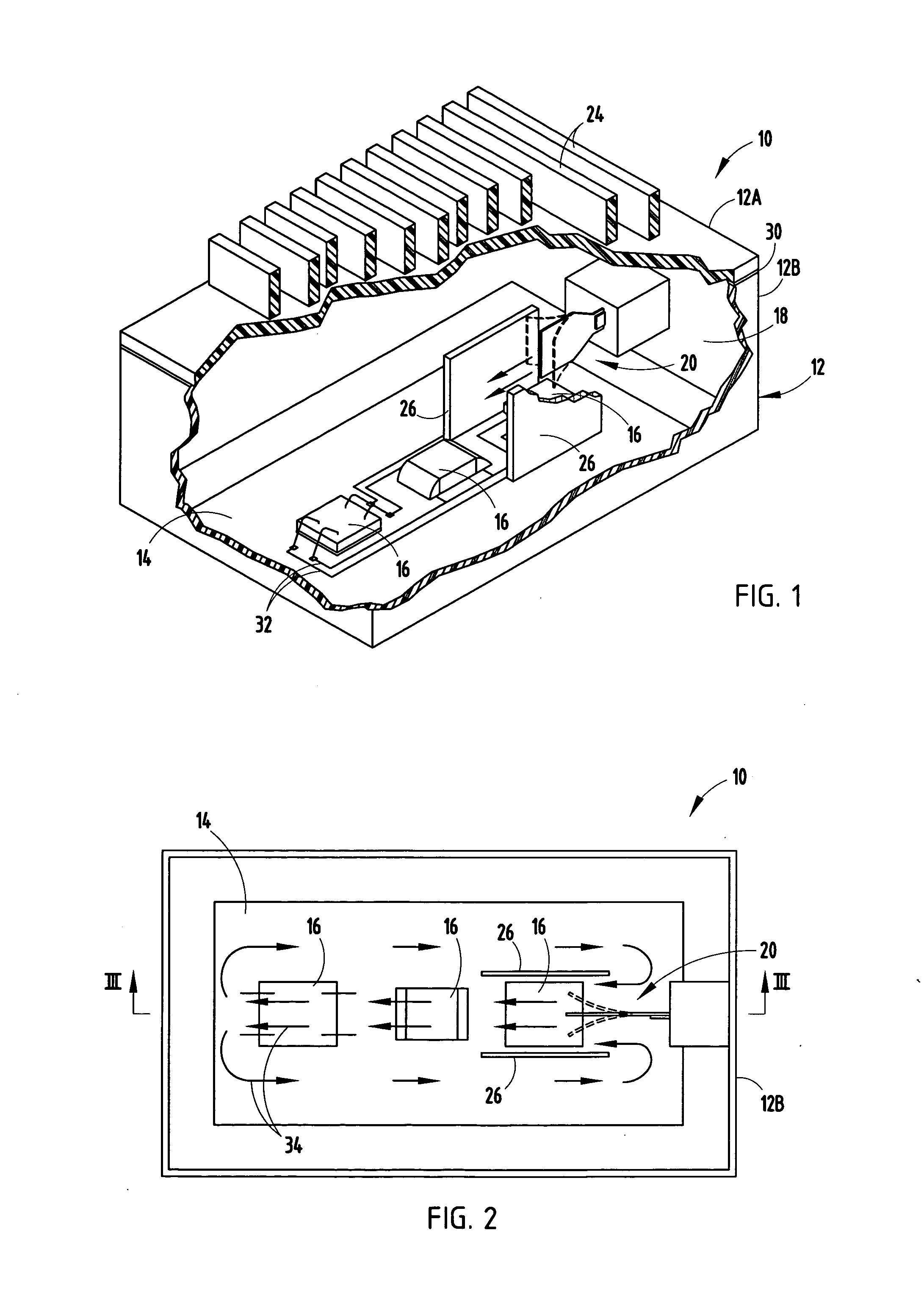 Electronic package and method of cooling electronics