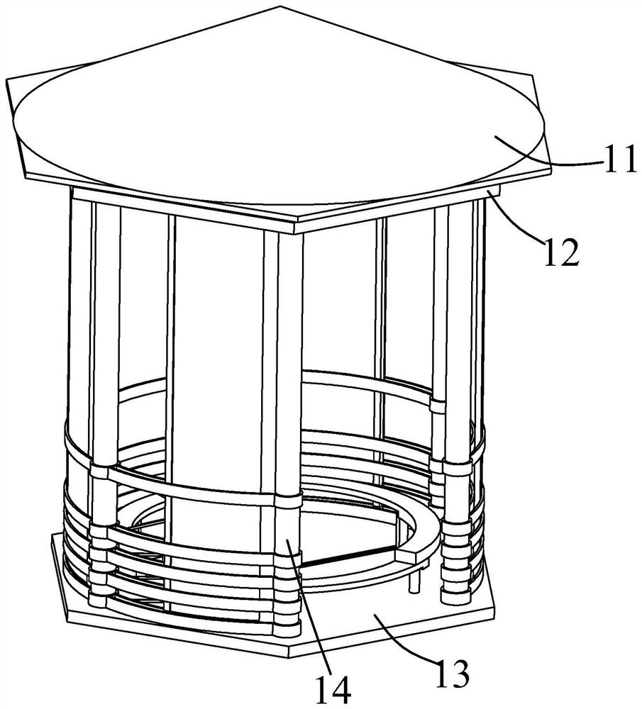 Garden assembly type rest sentry box