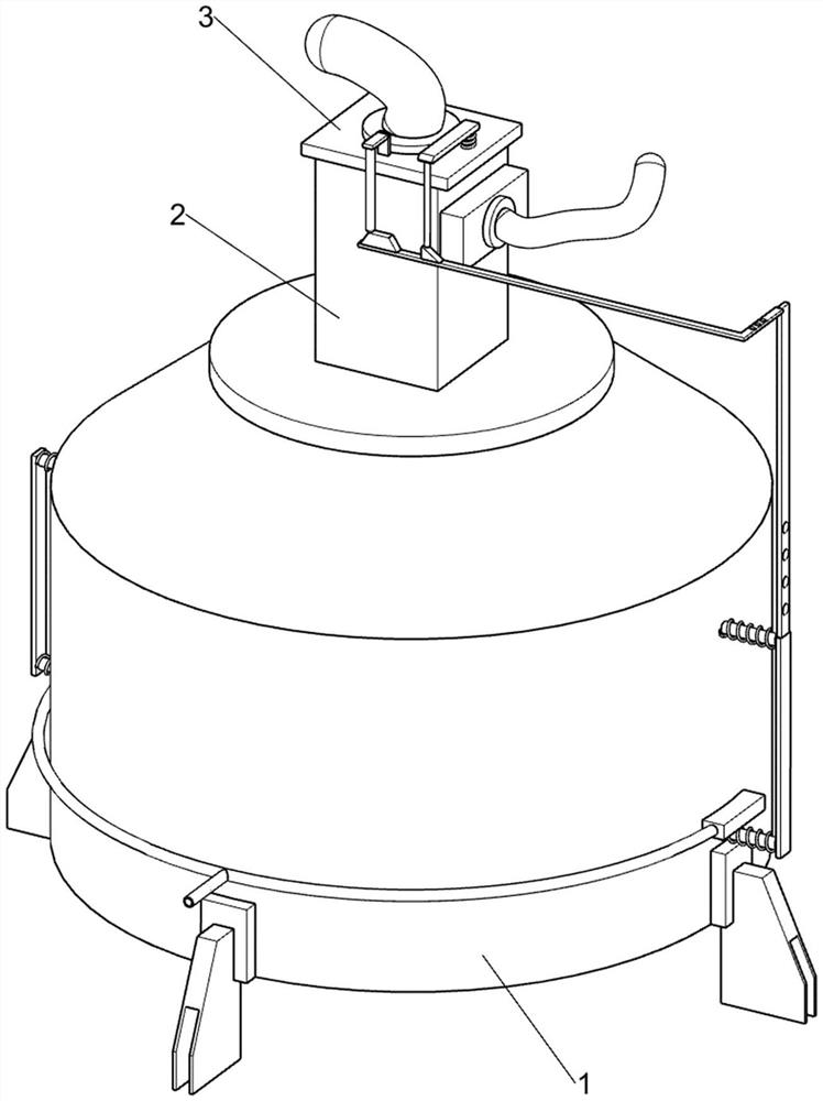 Washing tower capable of replacing adsorption liquid medicine based on industrial waste gas impurity filtering mass