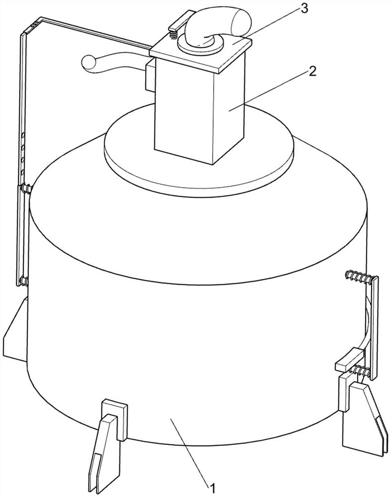 Washing tower capable of replacing adsorption liquid medicine based on industrial waste gas impurity filtering mass