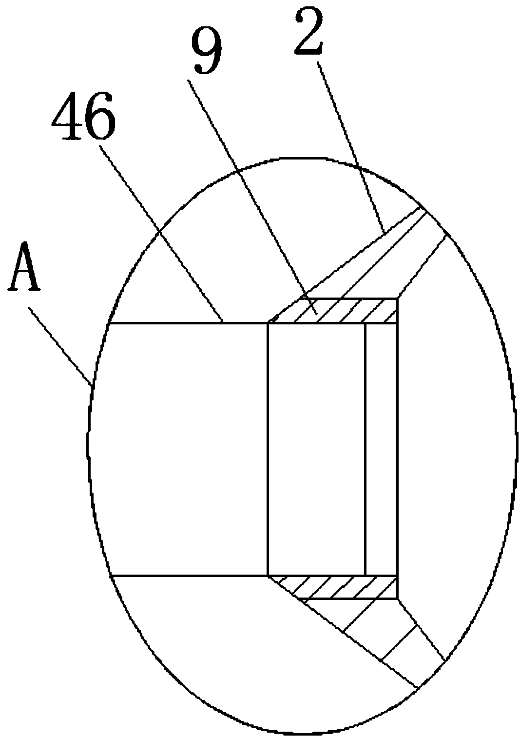 Novel pleural effusion puncture drainage device