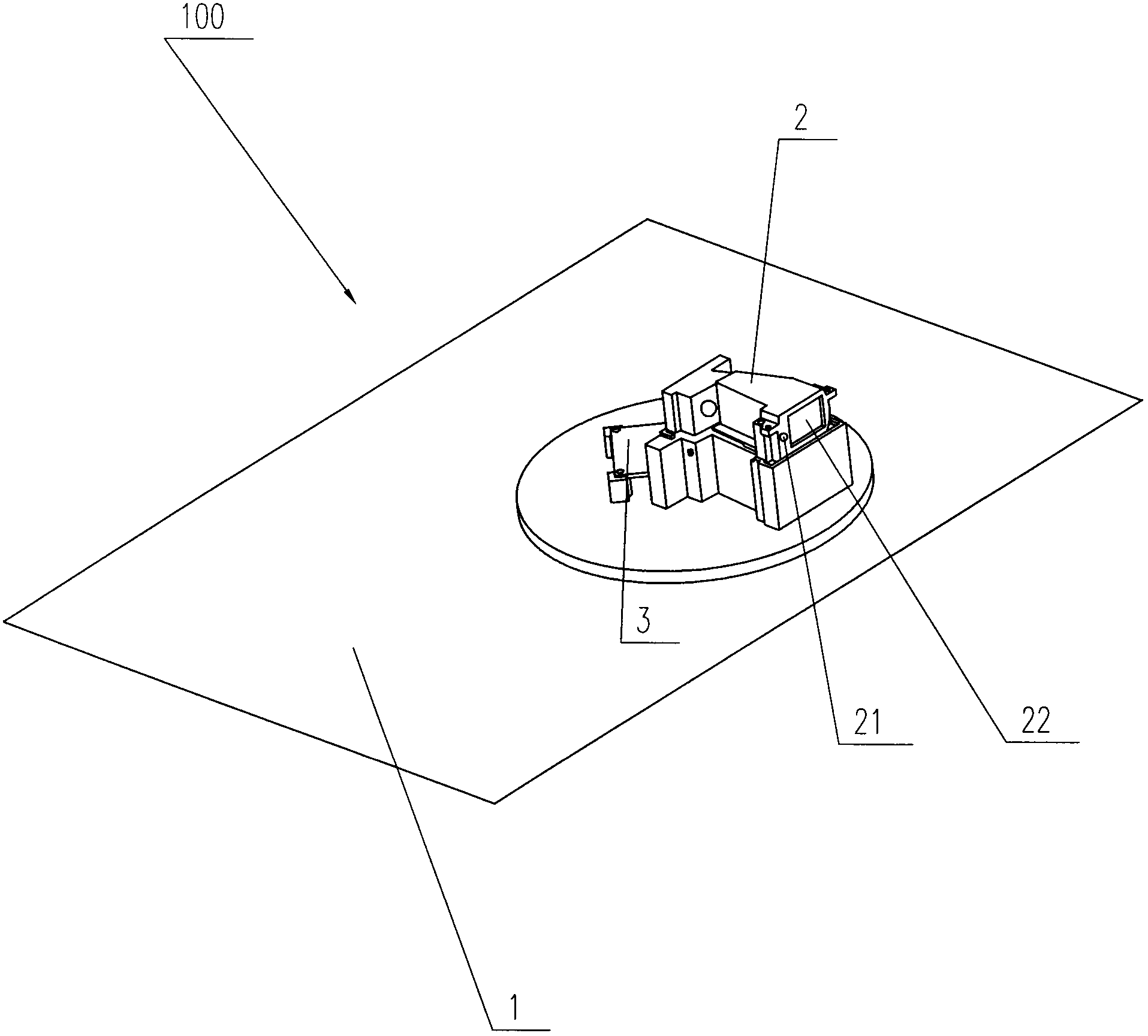 Robot positioning system and reflection device identification method thereof