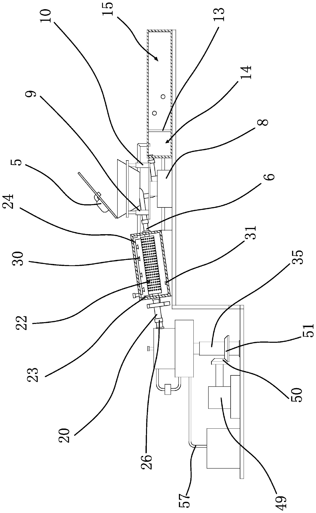 An all-in-one machine for preparing straw fine powder in comprehensive utilization of straw